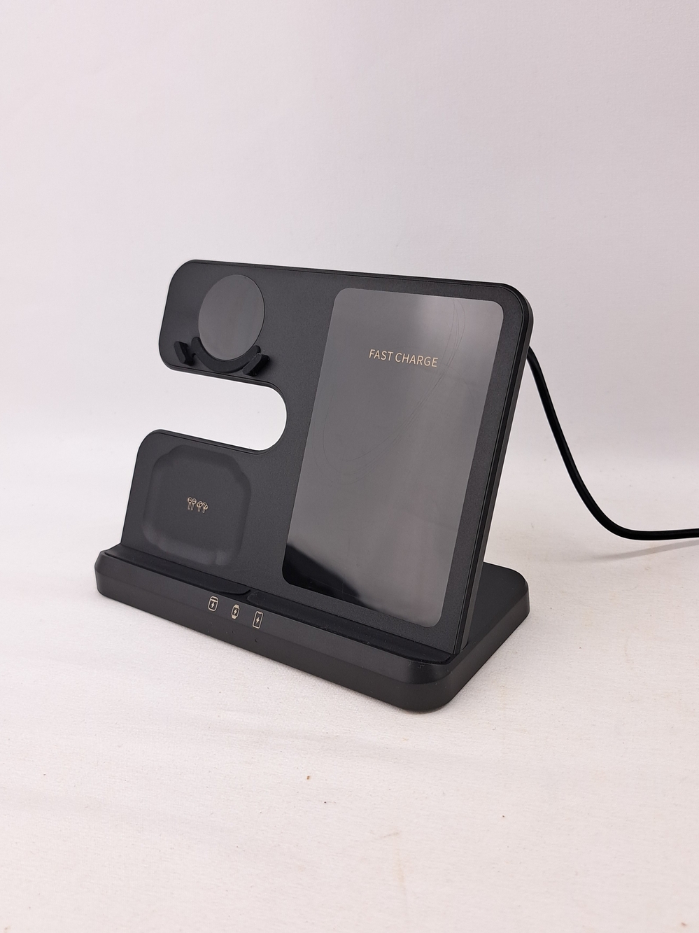 3 in 1 Wireless Charging Station Dock Phone Smartwatch Earbuds Fast Charge